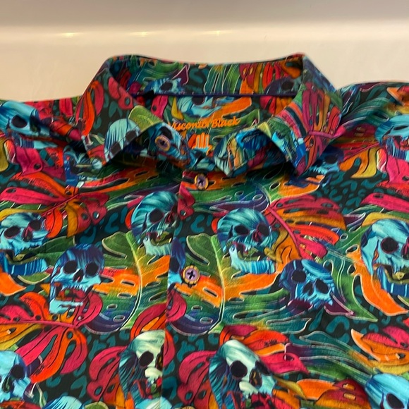 Long sleeve men’s shirt. Skull motif - Picture 2 of 5